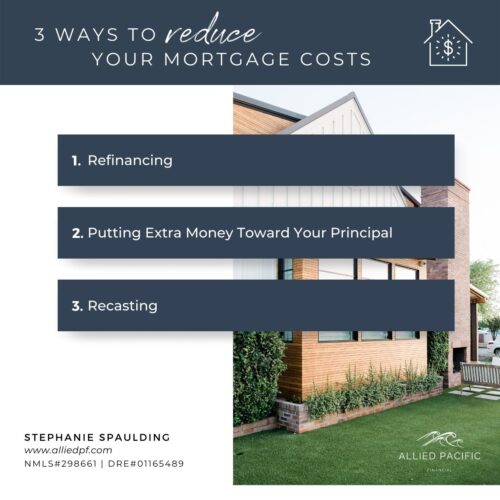 3 Ways to Reduce Mortgage Costs
